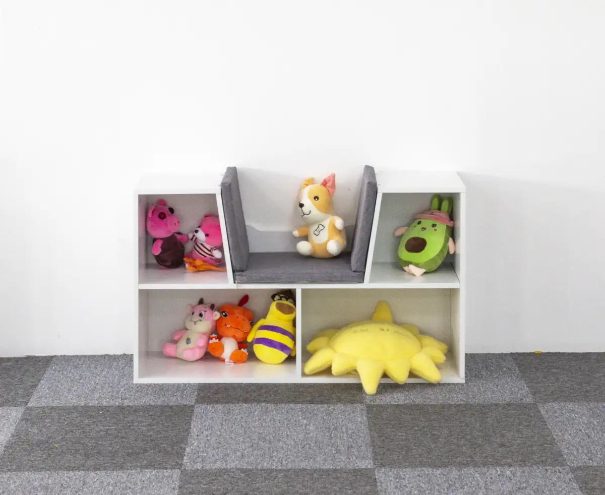 Szafka regał z siedziskiem ławka dla dzieci ECOTOYS - obrazek 10