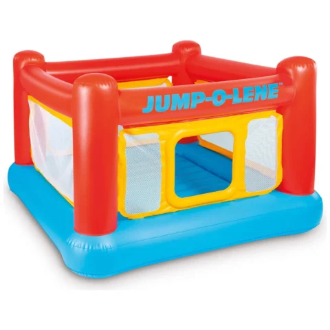 Trampolina dmuchana zamek 174x174x112 cm INTEX 48260