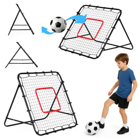 Rebounder do piłki nożnej trenażer piłkarski bramka do odbijania piłki 100x100 cm MultiGarden