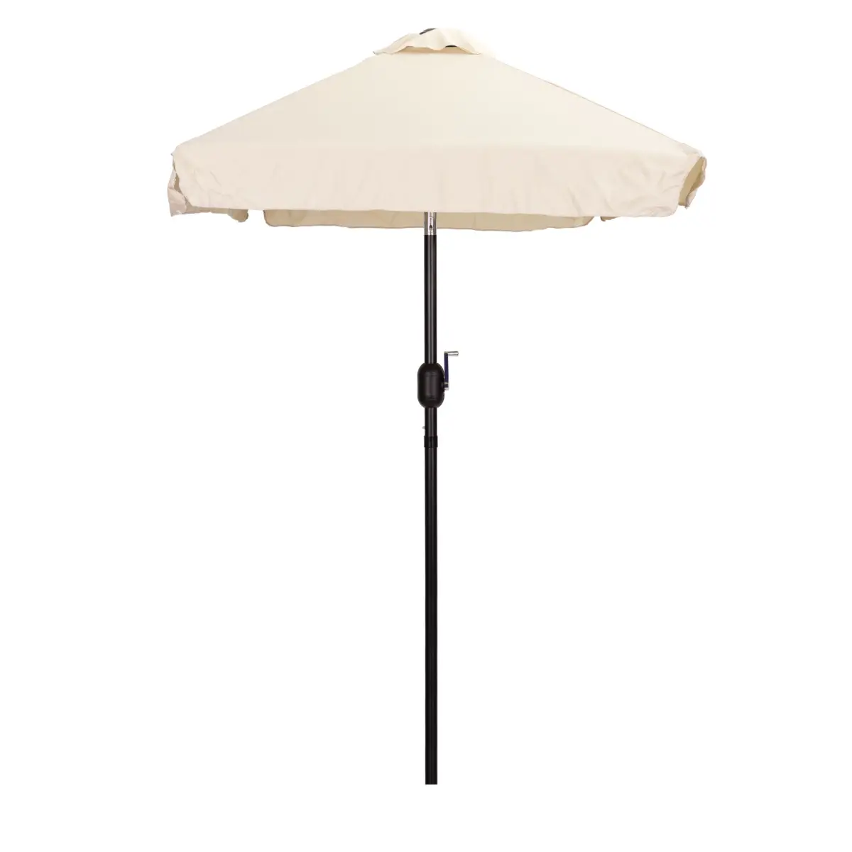Prostokątny duży parasol ogrodowy skośny łamany z korbą beżowy 200x140 cm MultiGarden - obrazek 4