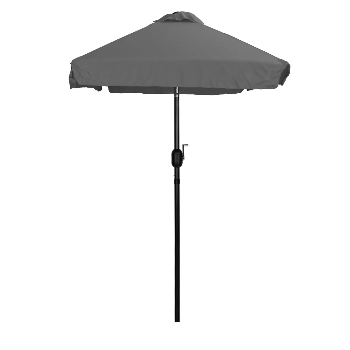 Prostokątny duży parasol ogrodowy skośny łamany z korbą szary 200x140 cm MultiGarden - obrazek 4