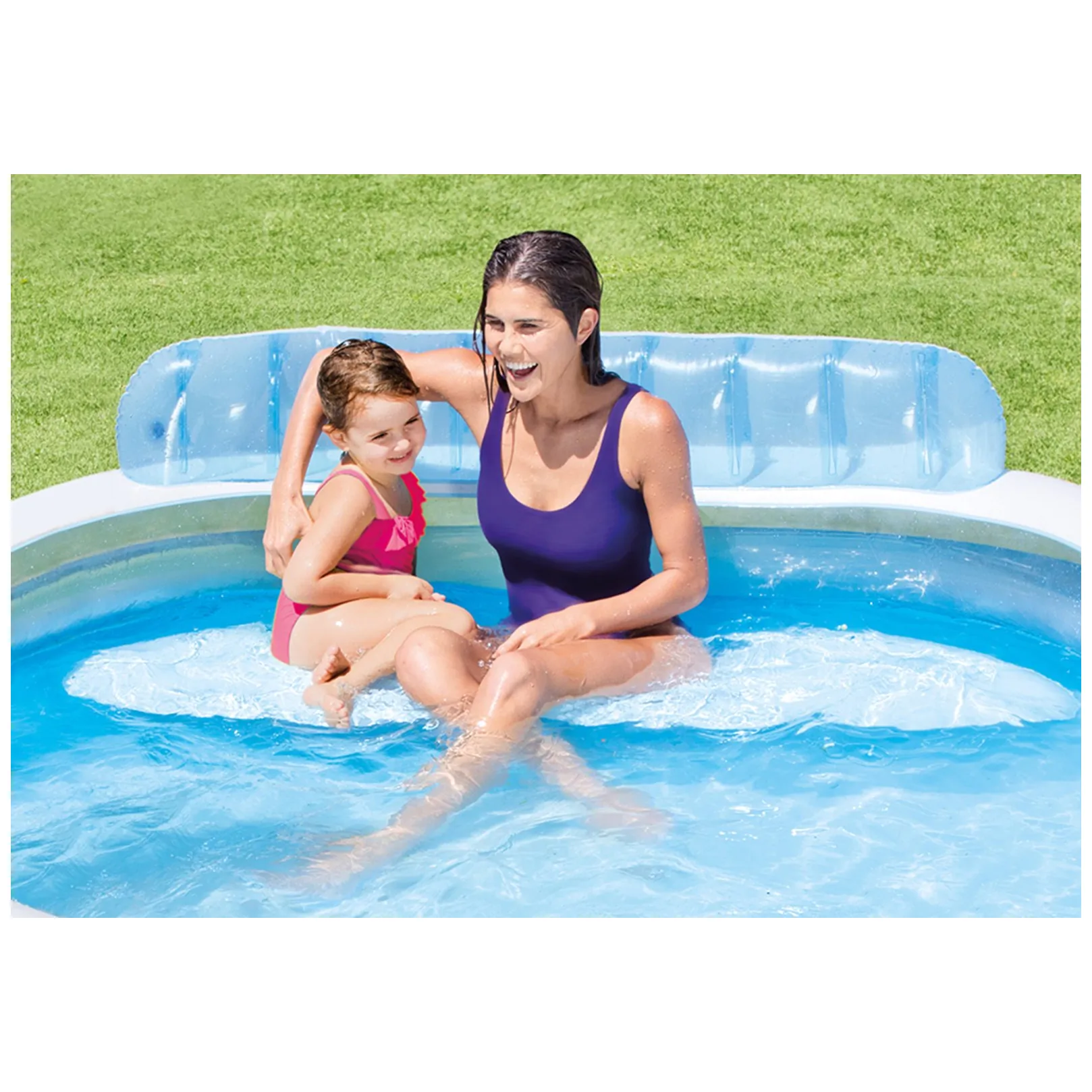 Basen ogrodowy z siedzeniami 229x224 cm INTEX 57190 - obrazek 2