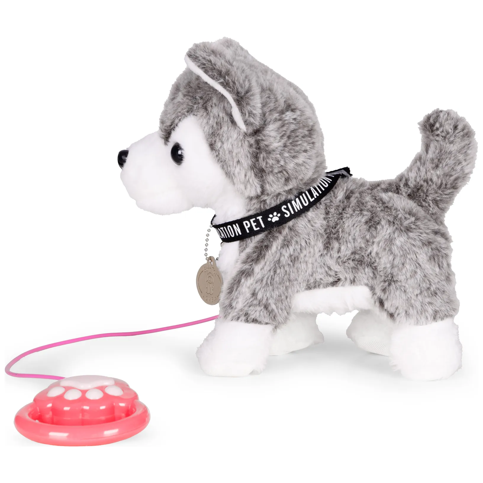 Interaktywny piesek na smyczy husky chodzi i merda ogonem melodyjki - obrazek 7