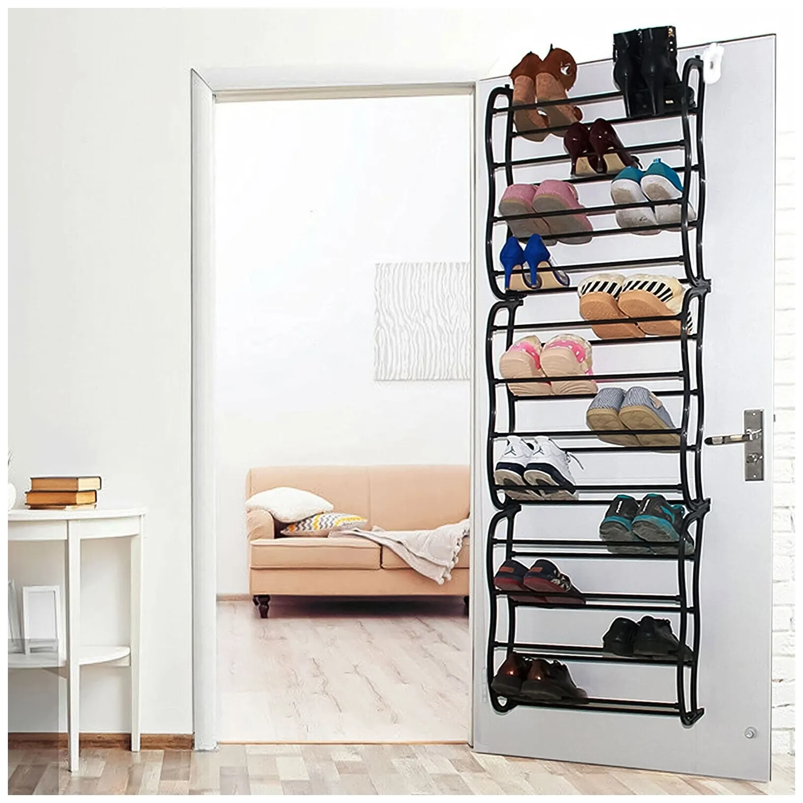 Organizer na buty zawieszany na drzwiach drabinka na buty ModernHome - obrazek 7
