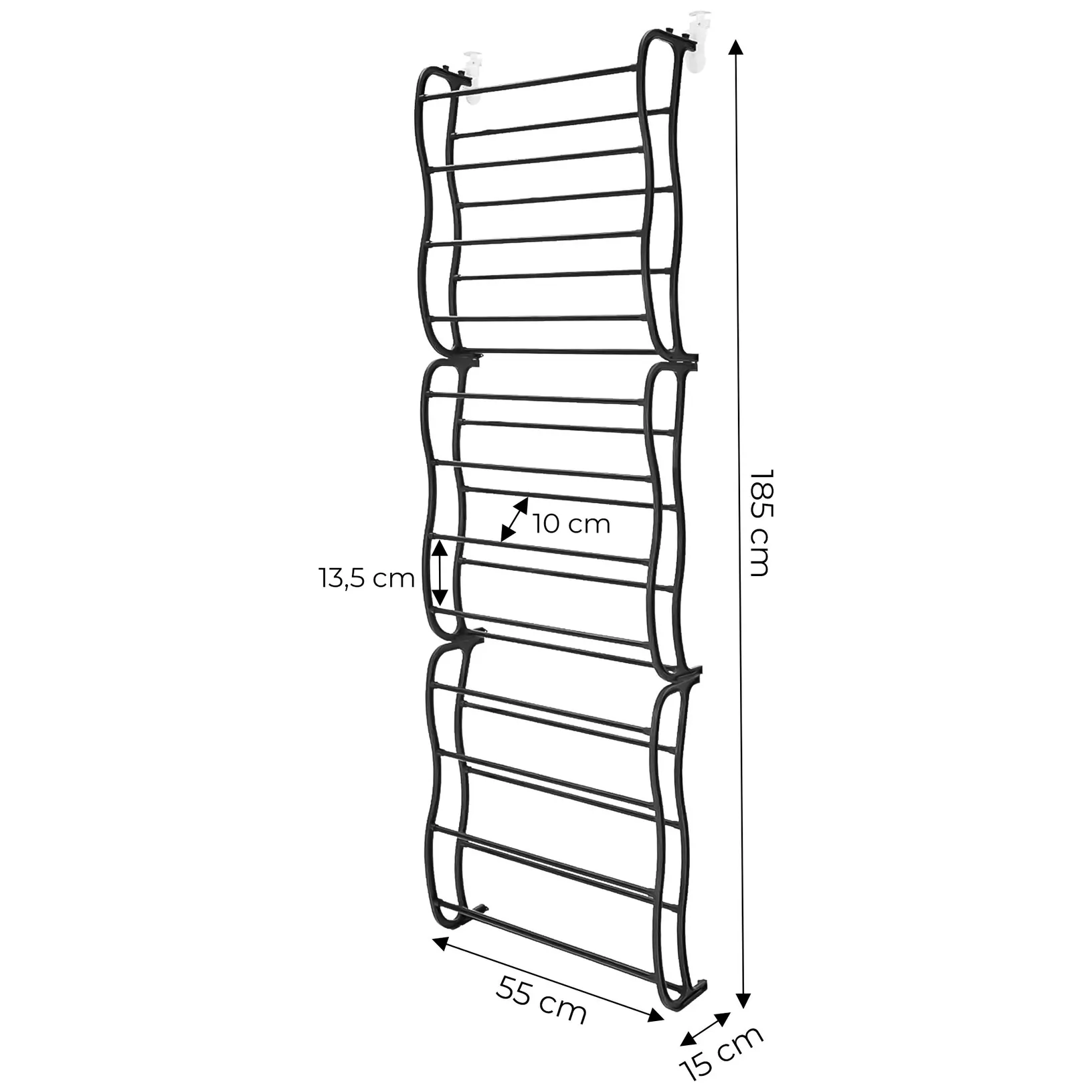 Organizer na buty zawieszany na drzwiach drabinka na buty ModernHome - obrazek 9