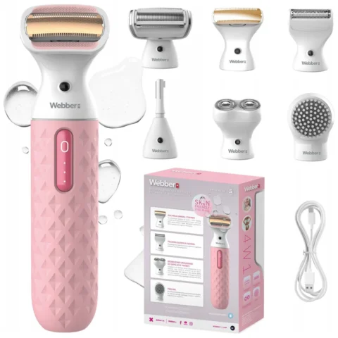 Golarka damska trymer 4w1 maszynka do golenia depilator ciała Webber LG400
