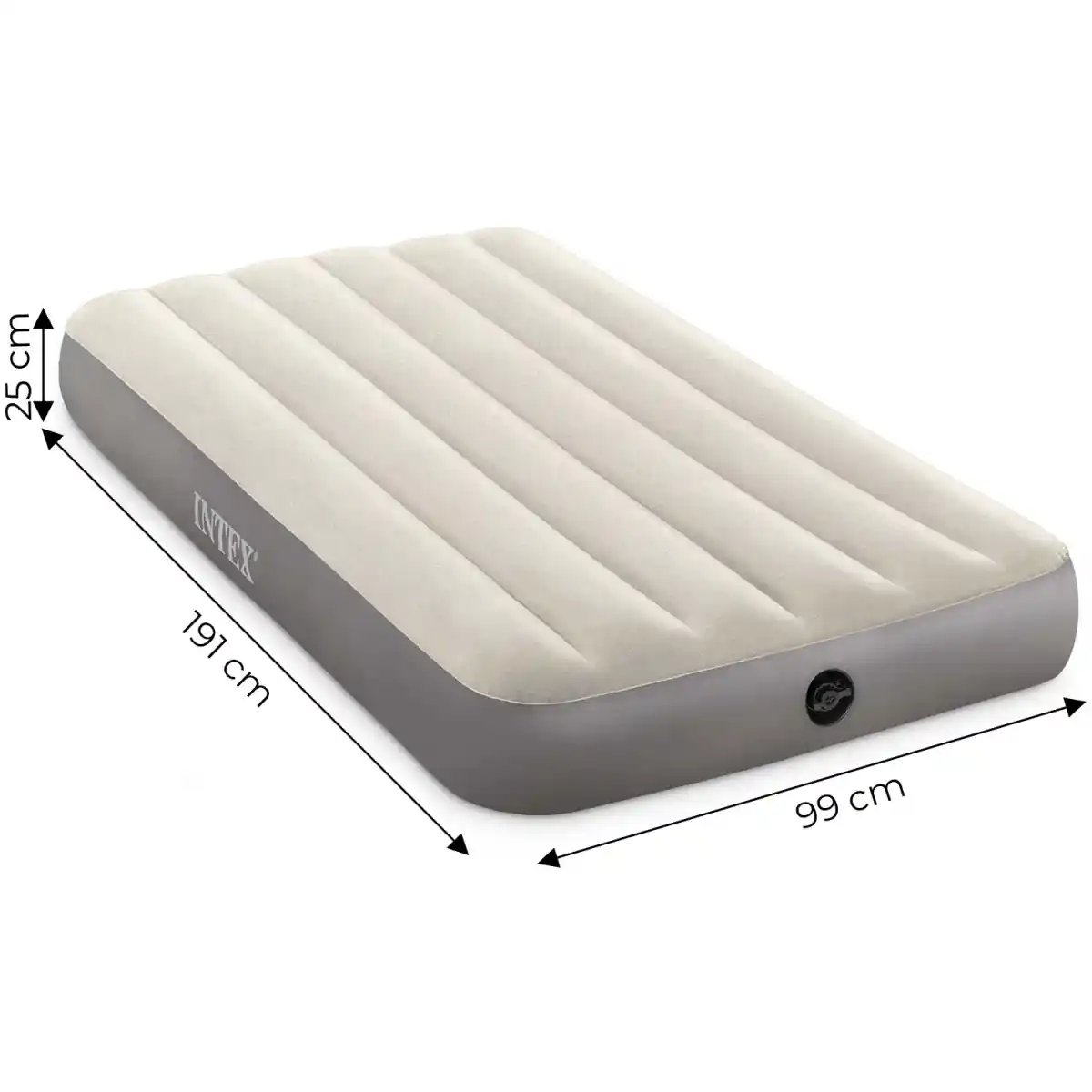 Materac welurowy dmuchany 191x99 cm INTEX 64101 - obrazek 10