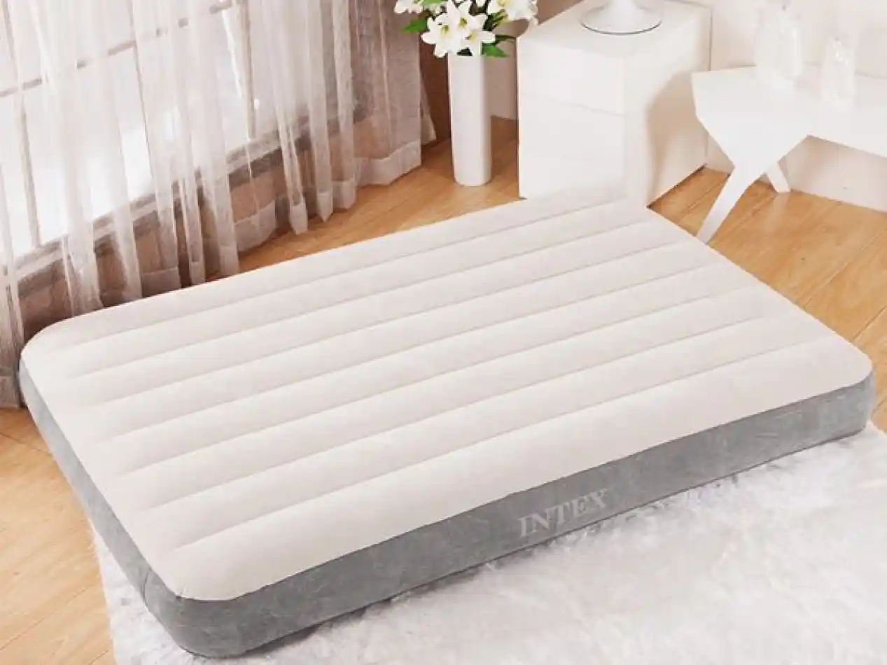 Materac welurowy dmuchany 191x99 cm INTEX 64101 - obrazek 4