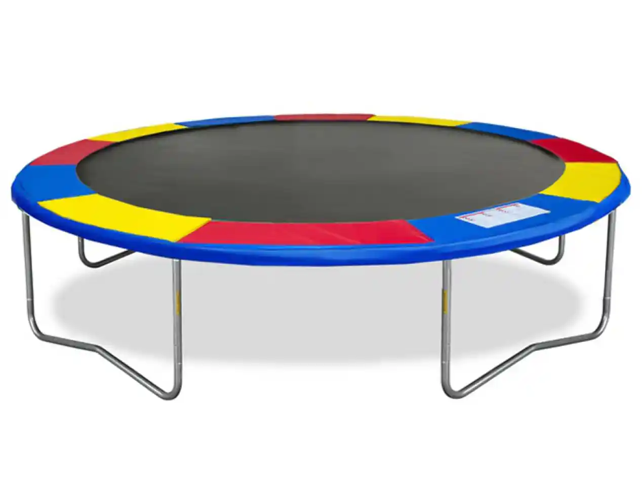 Osłona sprężyn do trampoliny 12 ft miękka mata ochronna 366-374 cm kolorowa - obrazek 2