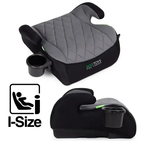 Podkładka samochodowa siedzisko dla dzieci i-SIZE wzrost 125-150 cm uchwyt na napoje ECOTOYS