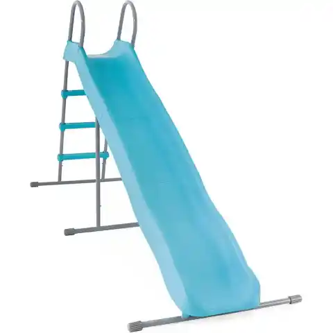 Zjeżdżalnia dla dzieci ogrodowa ślizg 244 cm duża stal tworzywo INTEX 44107