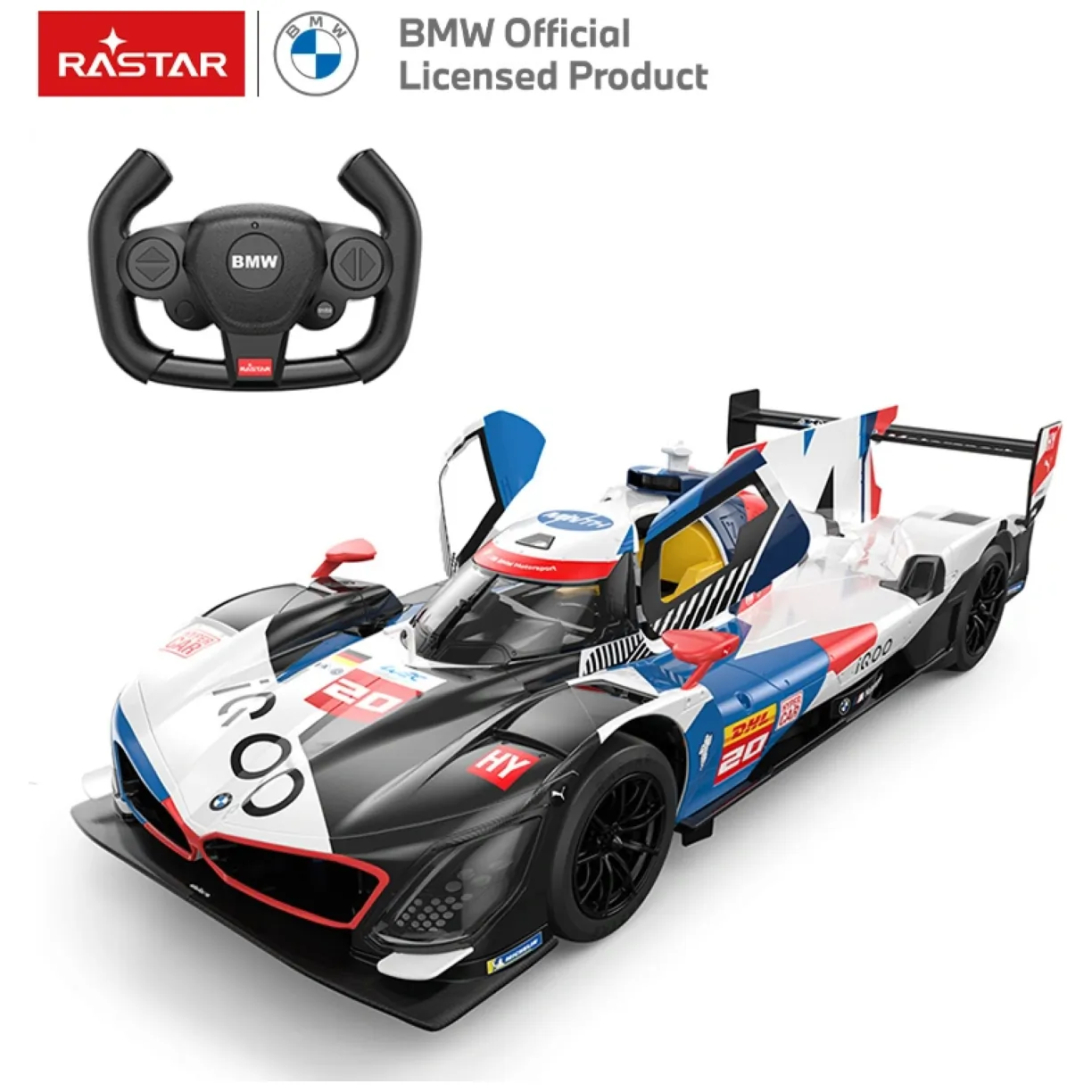 Samochód zdalnie sterowany BMW M Hybrid V8 R/C skala 1:14 Rastar 10190 - obrazek 5