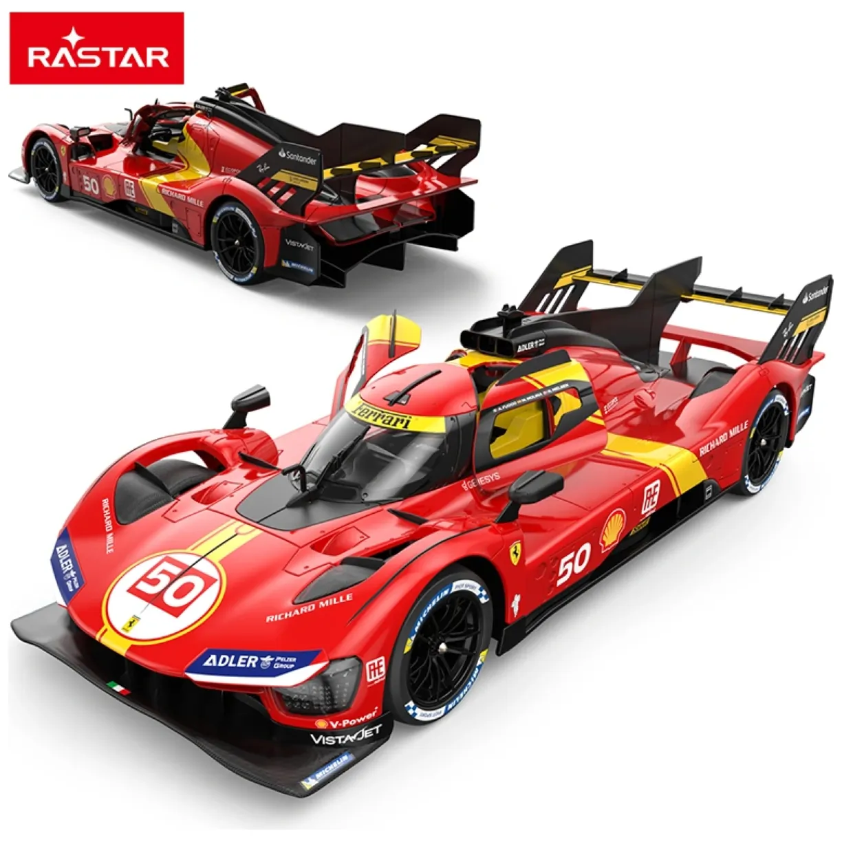 Samochód zdalnie sterowany Ferrari 499P R/C skala 1:14 Rastar 10110 - obrazek 2