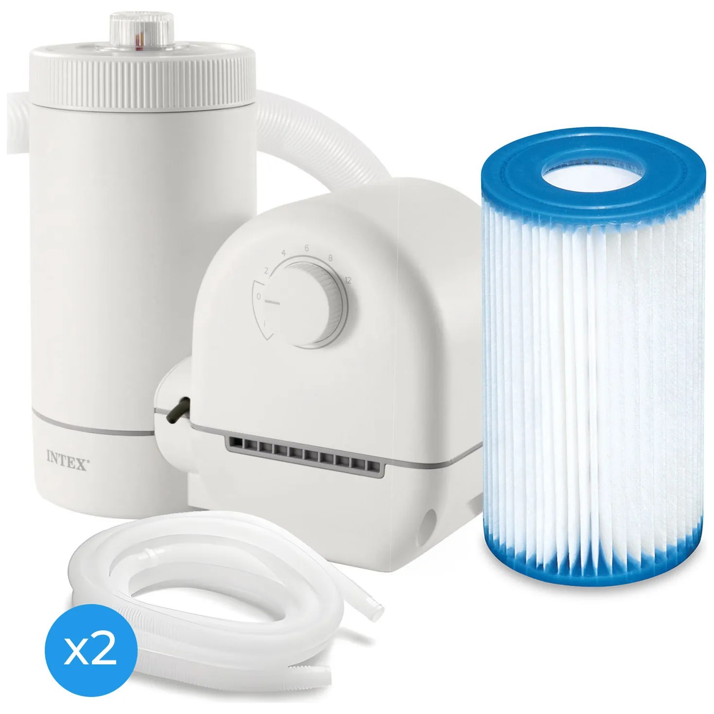 Pompa filtrująca do basenu 5678L/h filtr + elementy instalacyjne INTEX 26636 - obrazek 10