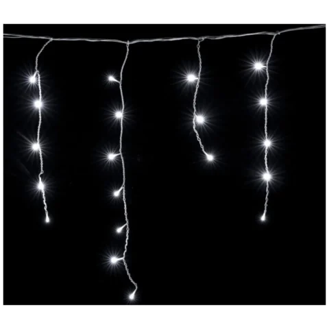 Sople zewnętrzne dekoracyjne lampki światełka 500 LED 19m kurtyna