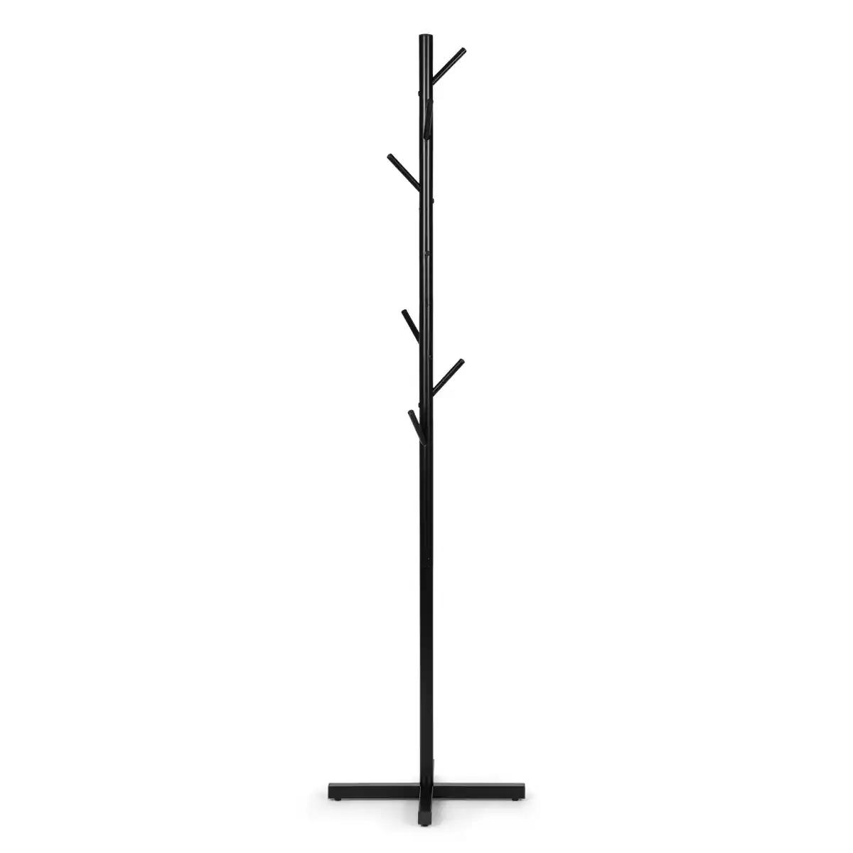 Stojący wieszak na ubrania prosty metalowy 7 haczyków 177 cm ModernHome - obrazek 3