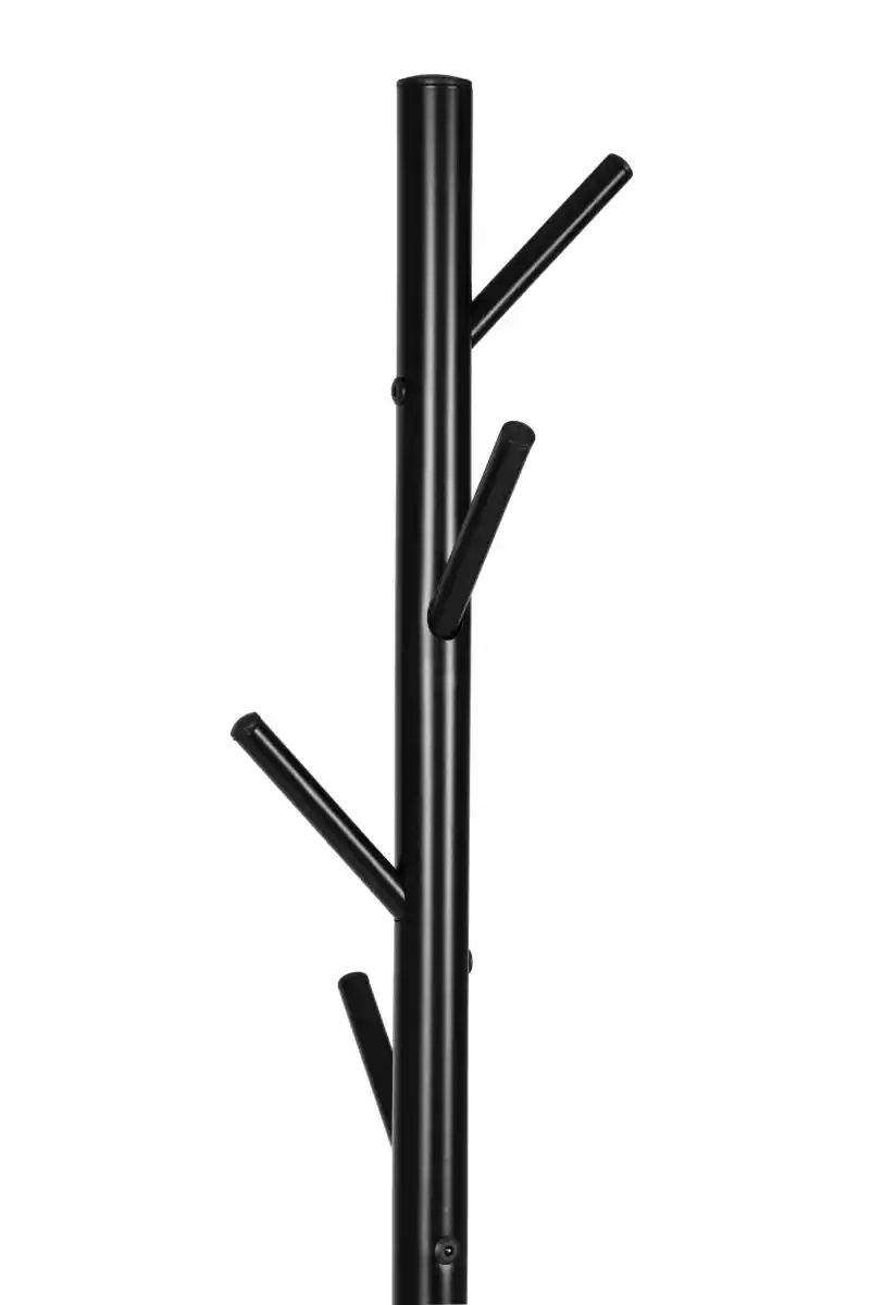 Stojący wieszak na ubrania prosty metalowy 7 haczyków 177 cm ModernHome - obrazek 4