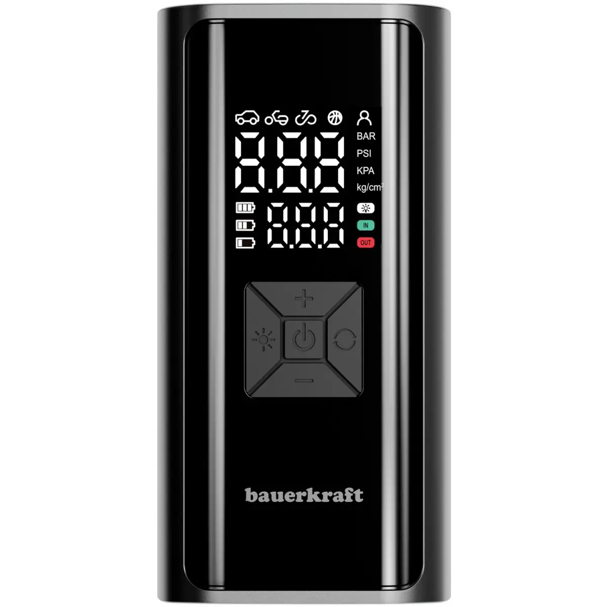 Pompka rowerowa elektryczna kompresor do opon powerbank 6000mAh latarka LED - obrazek 7