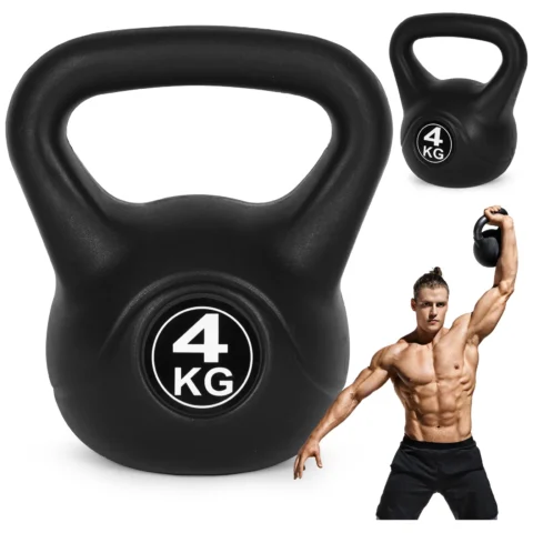 Kettlebell kettle 4 kg do ćwiczeń hantla kula odważnik obciążenie ciężar fitness ModernHome