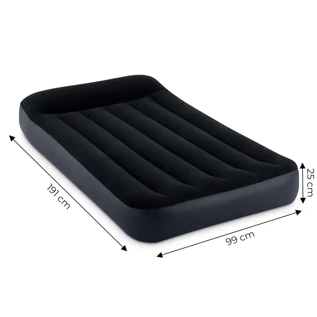 Materac dmuchany do spania 191x99 cm jednosobowy łóżko INTEX 64146ND - obrazek 8