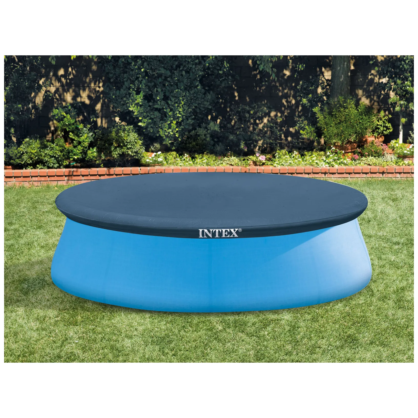 Pokrywa na basen 457 cm mata plandeka INTEX 28023 - obrazek 3