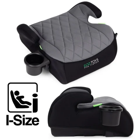 Podkładka samochodowa siedzisko dla dzieci i-SIZE wzrost 125-150 cm uchwyt na napoje ECOTOYS