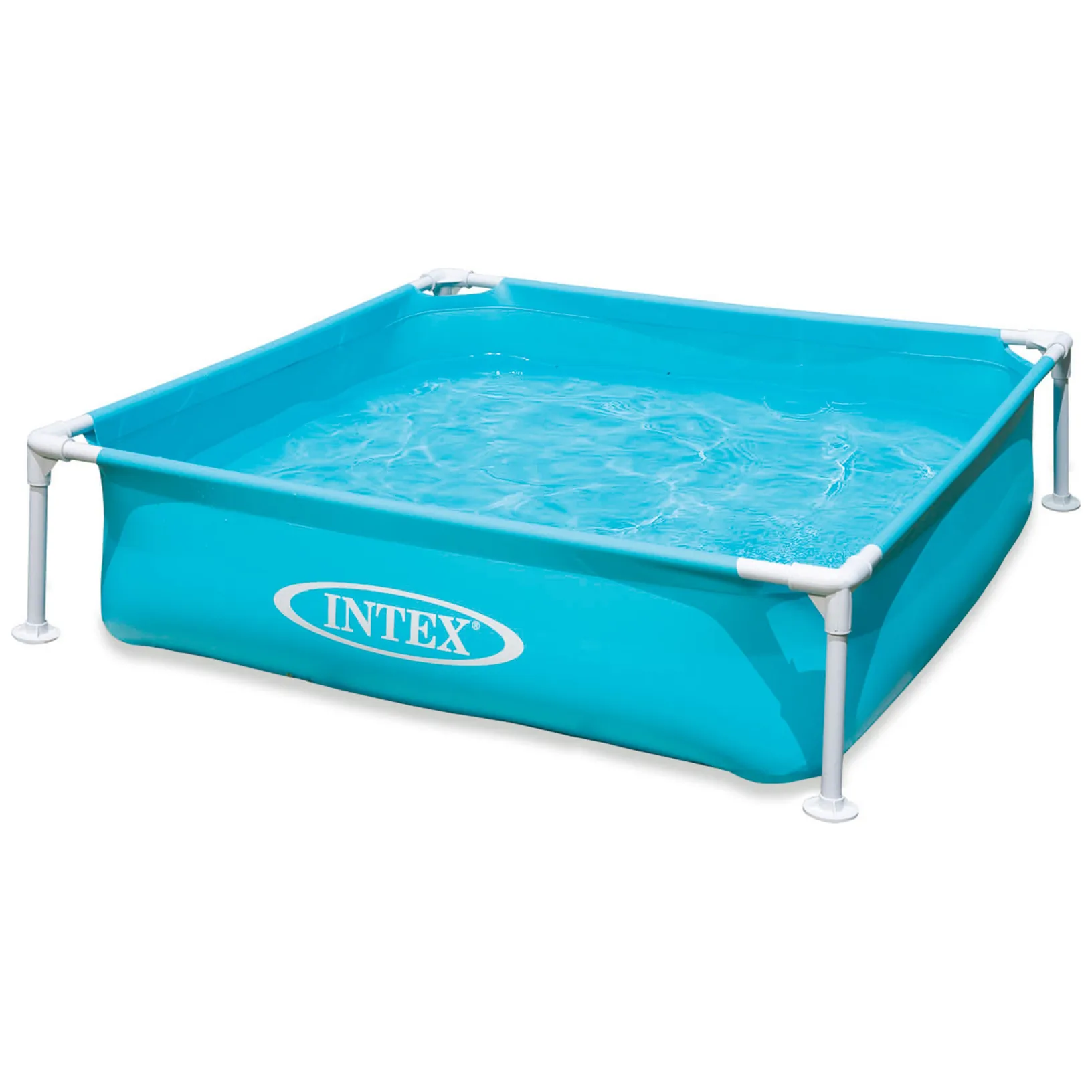 Basen stelażowy kwadratowy brodzik dla dzieci 122x122x30 cm INTEX 57173