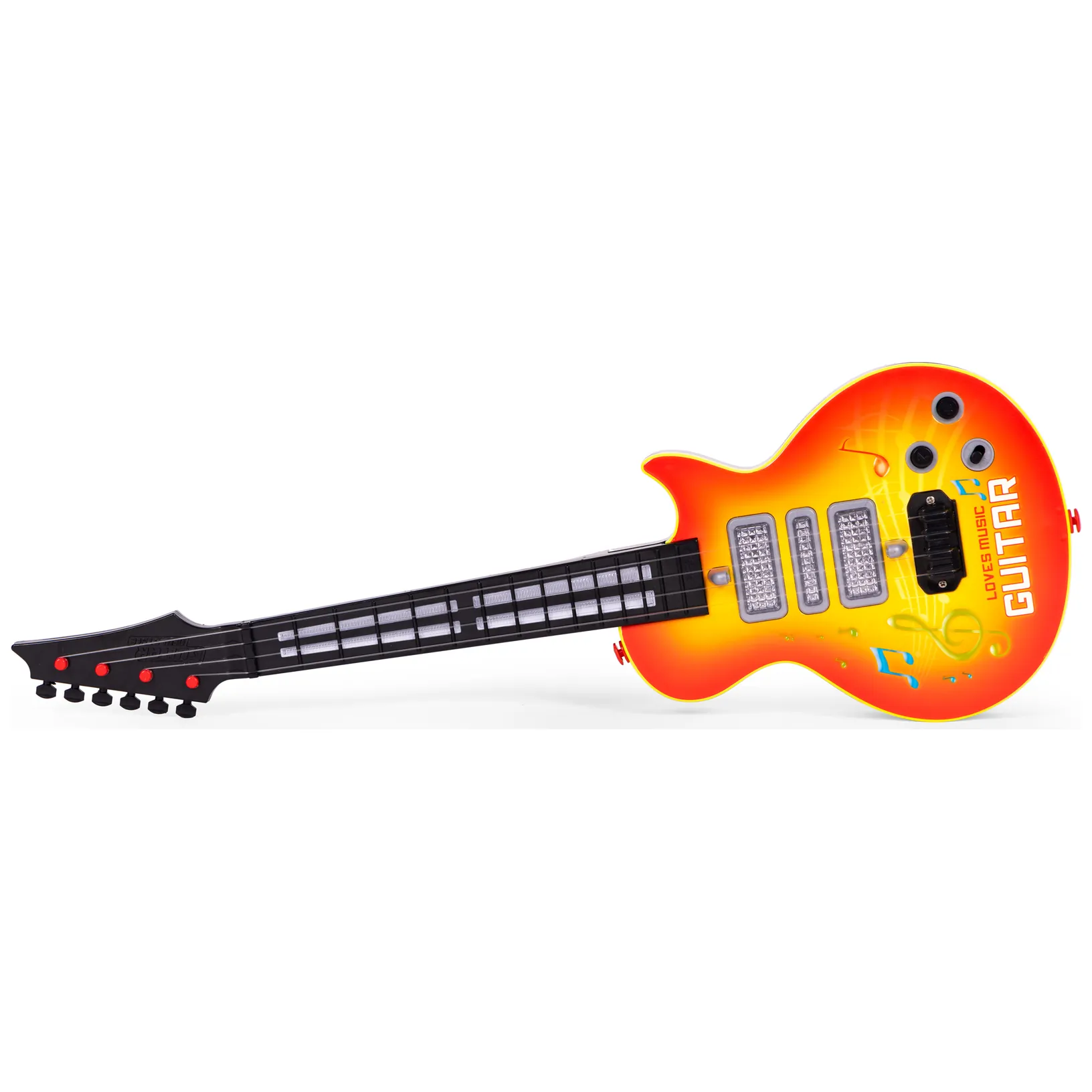Rockowa gitara dla dzieci z nauką gry na gitarze podczerwień melodie - obrazek 2