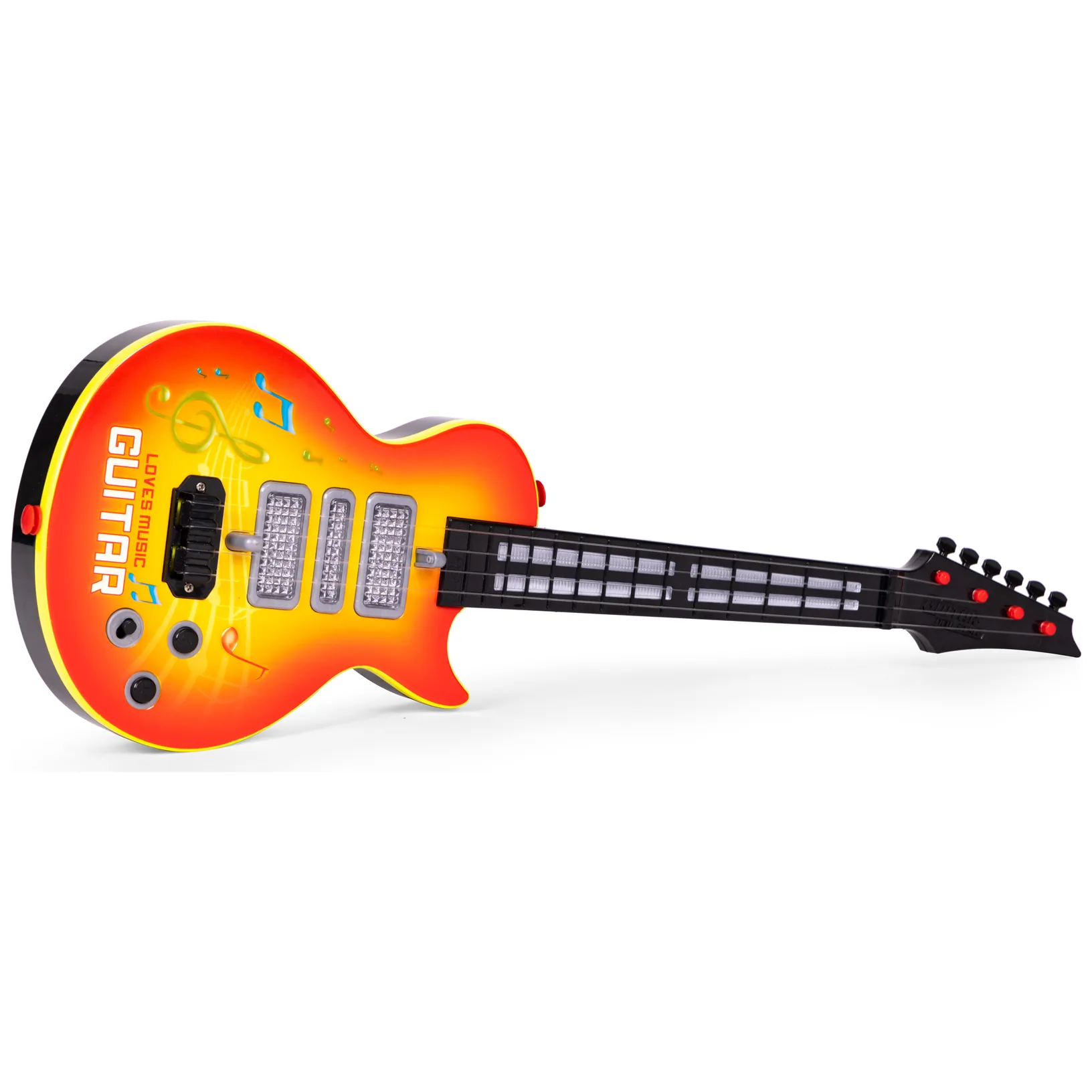 Rockowa gitara dla dzieci z nauką gry na gitarze podczerwień melodie - obrazek 3