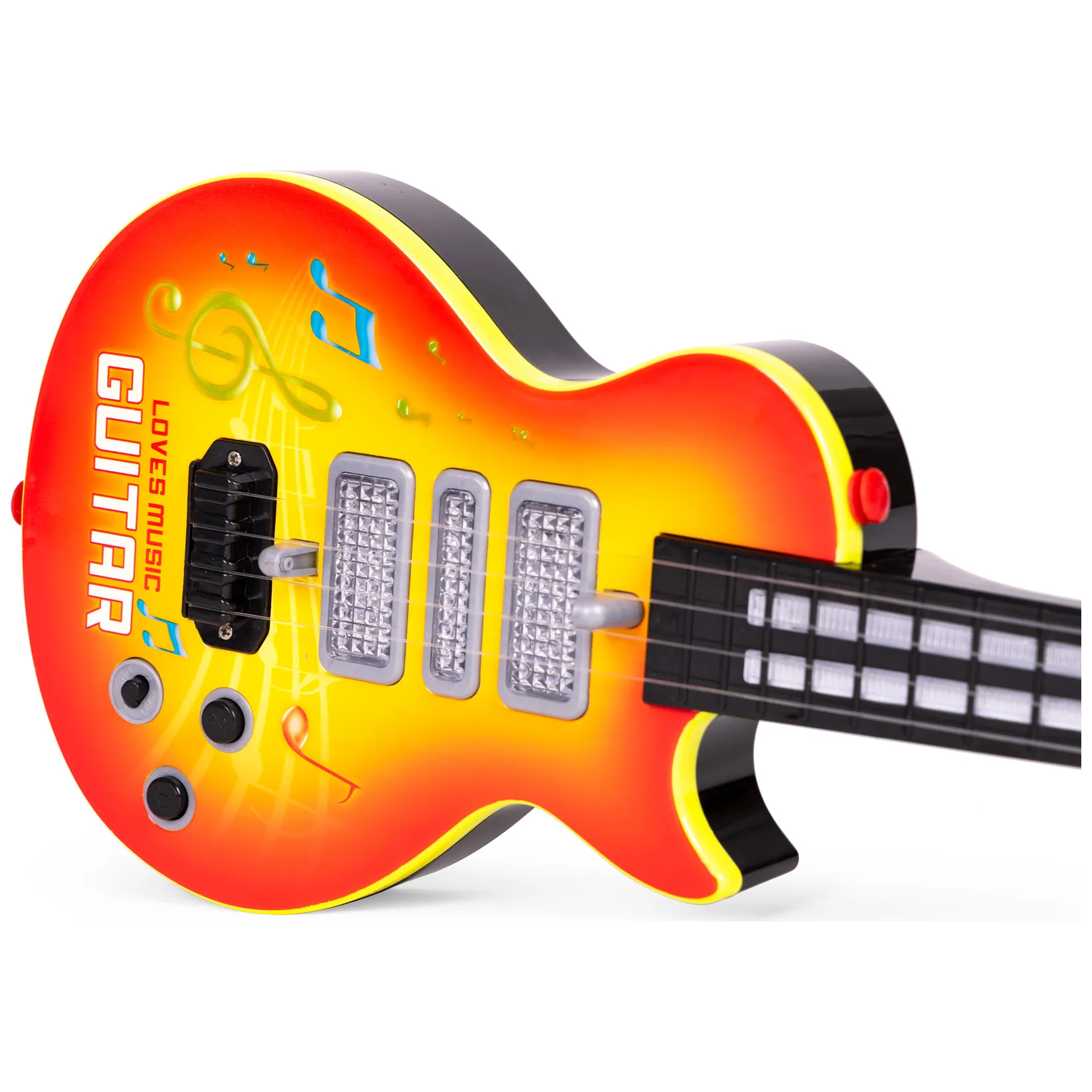 Rockowa gitara dla dzieci z nauką gry na gitarze podczerwień melodie - obrazek 4
