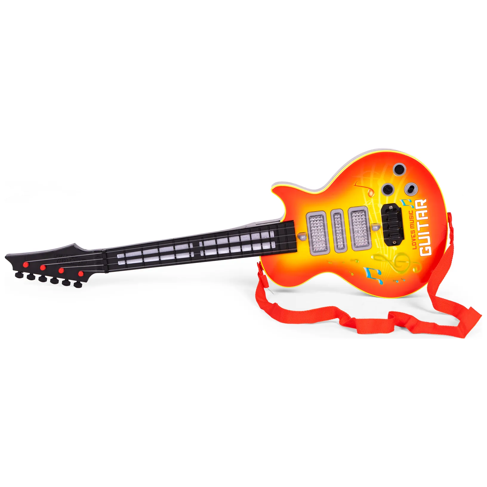 Rockowa gitara dla dzieci z nauką gry na gitarze podczerwień melodie - obrazek 6