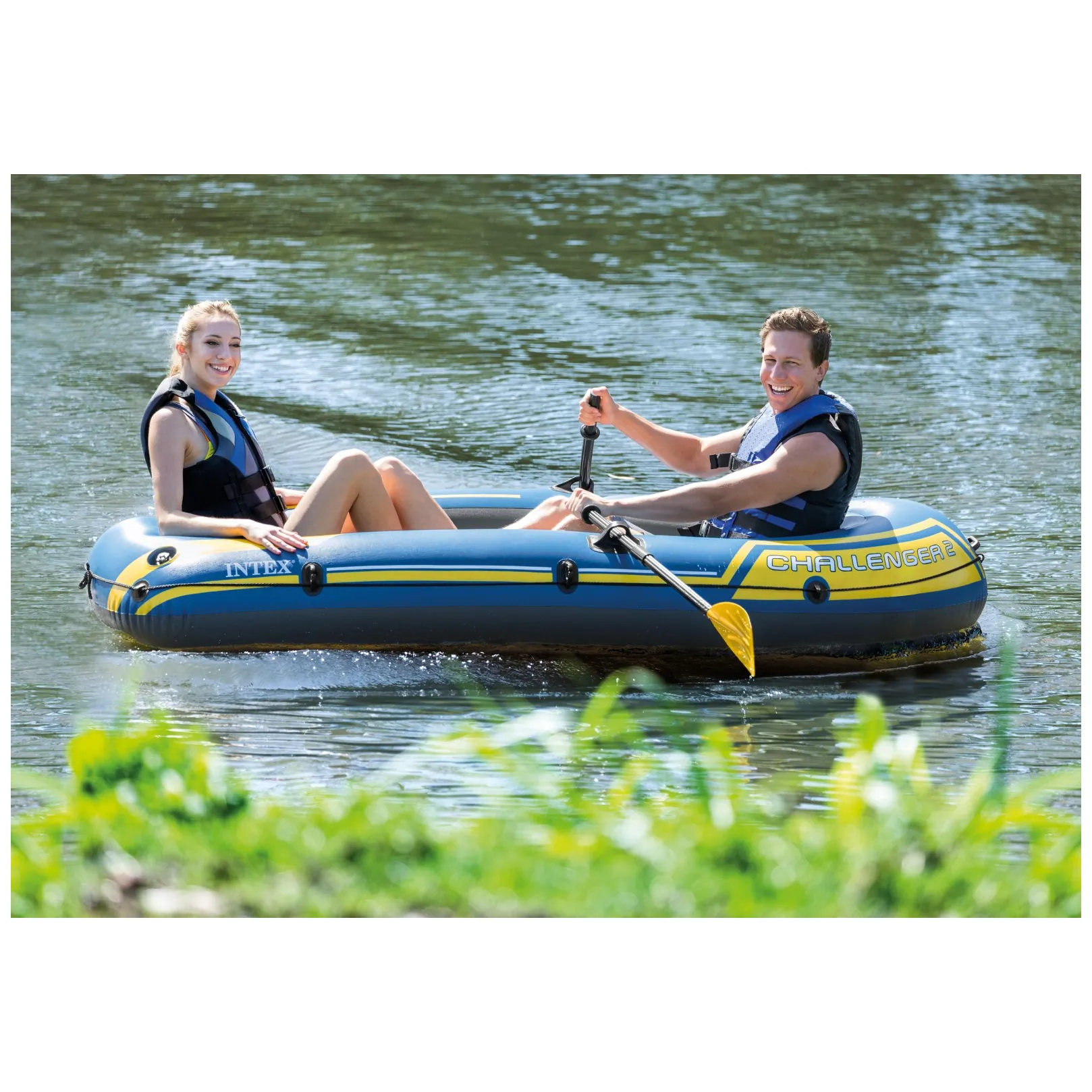 Wiosła do pontonu 2 sztuki 122 cm jednopiórowe INTEX 59623 - obrazek 3