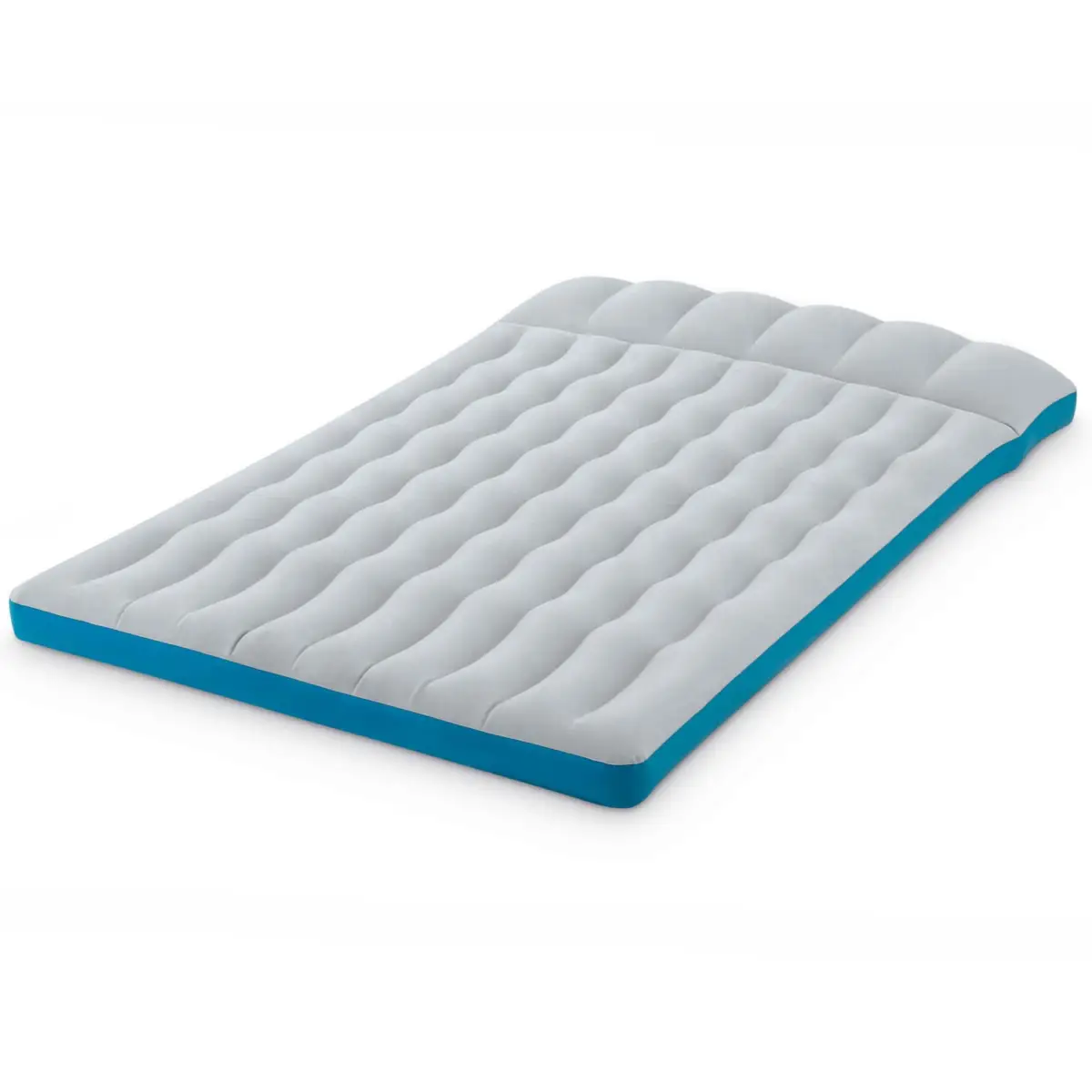 Materac dmuchany dwuosobowy kempingowy 193x127x17 cm łóżko z zagłówkiem INTEX 67999 - obrazek 3