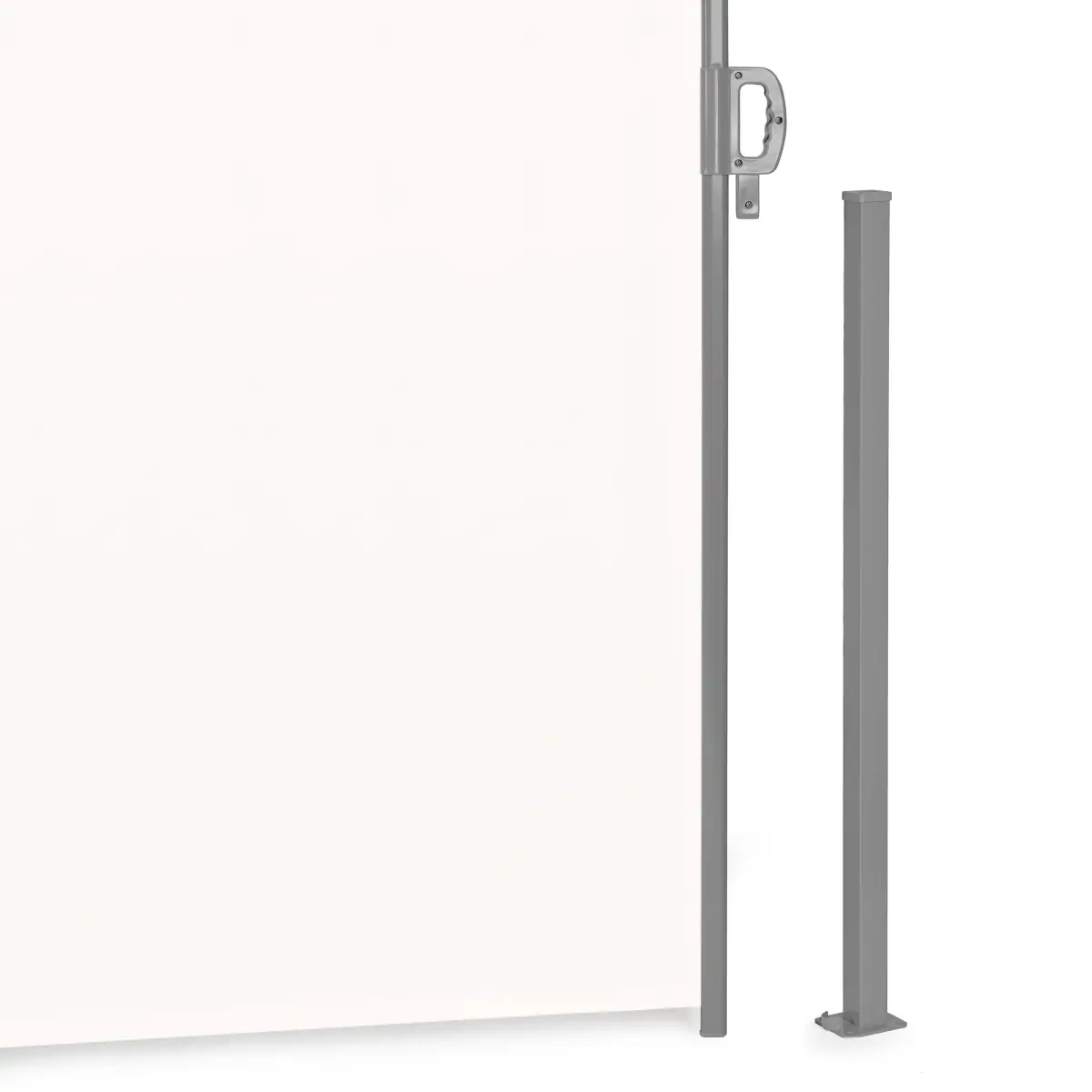 Składana markiza 300x180 cm boczna roleta parawan do ogrodu na taras beżowa MultiGarden - obrazek 4