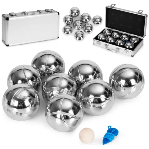 Zestaw do gry w bule kule boules petanque 8 szt. + walizka i akcesoria