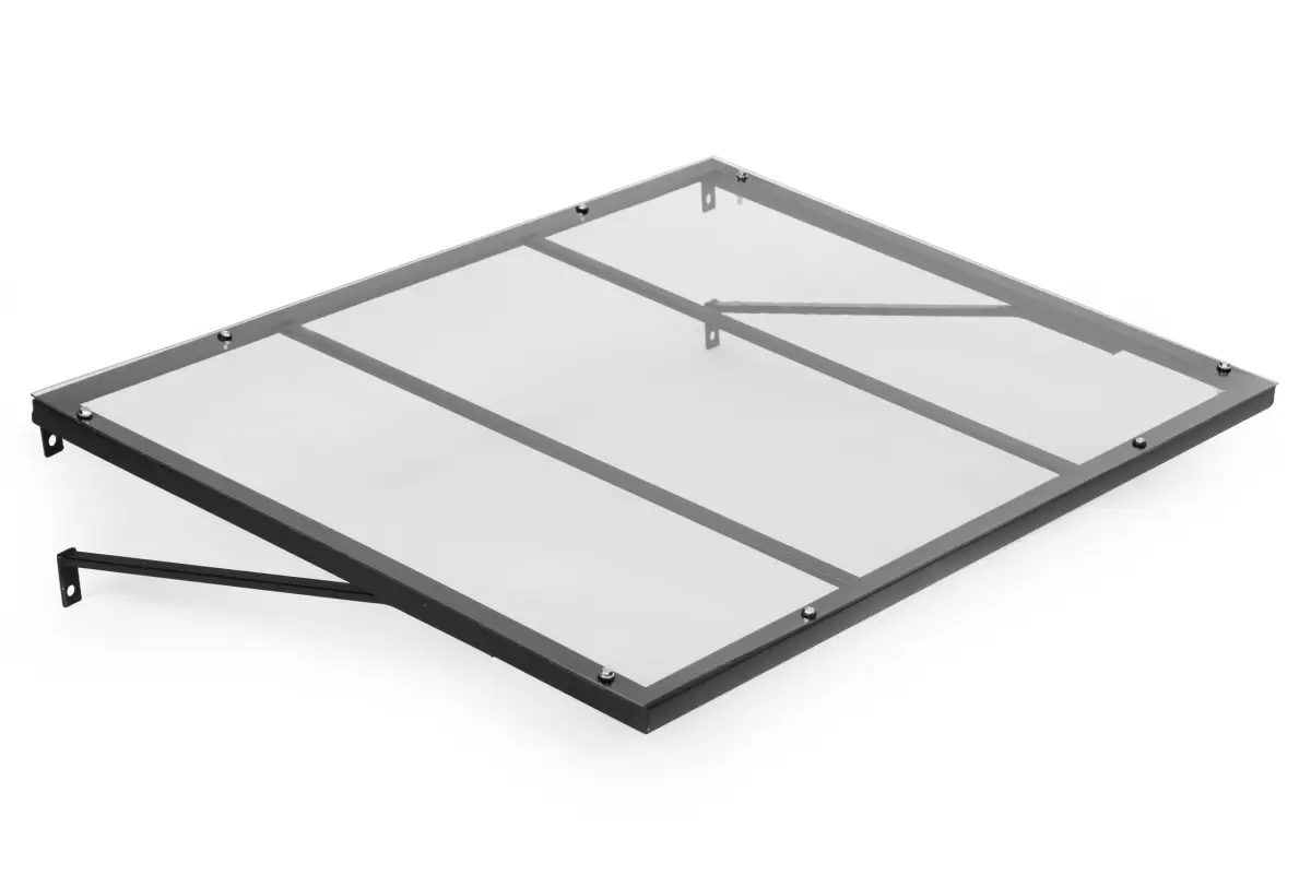 Daszek nad drzwi wejściowe 113x80 cm zadaszenie osłona UV MultiGarden - obrazek 4