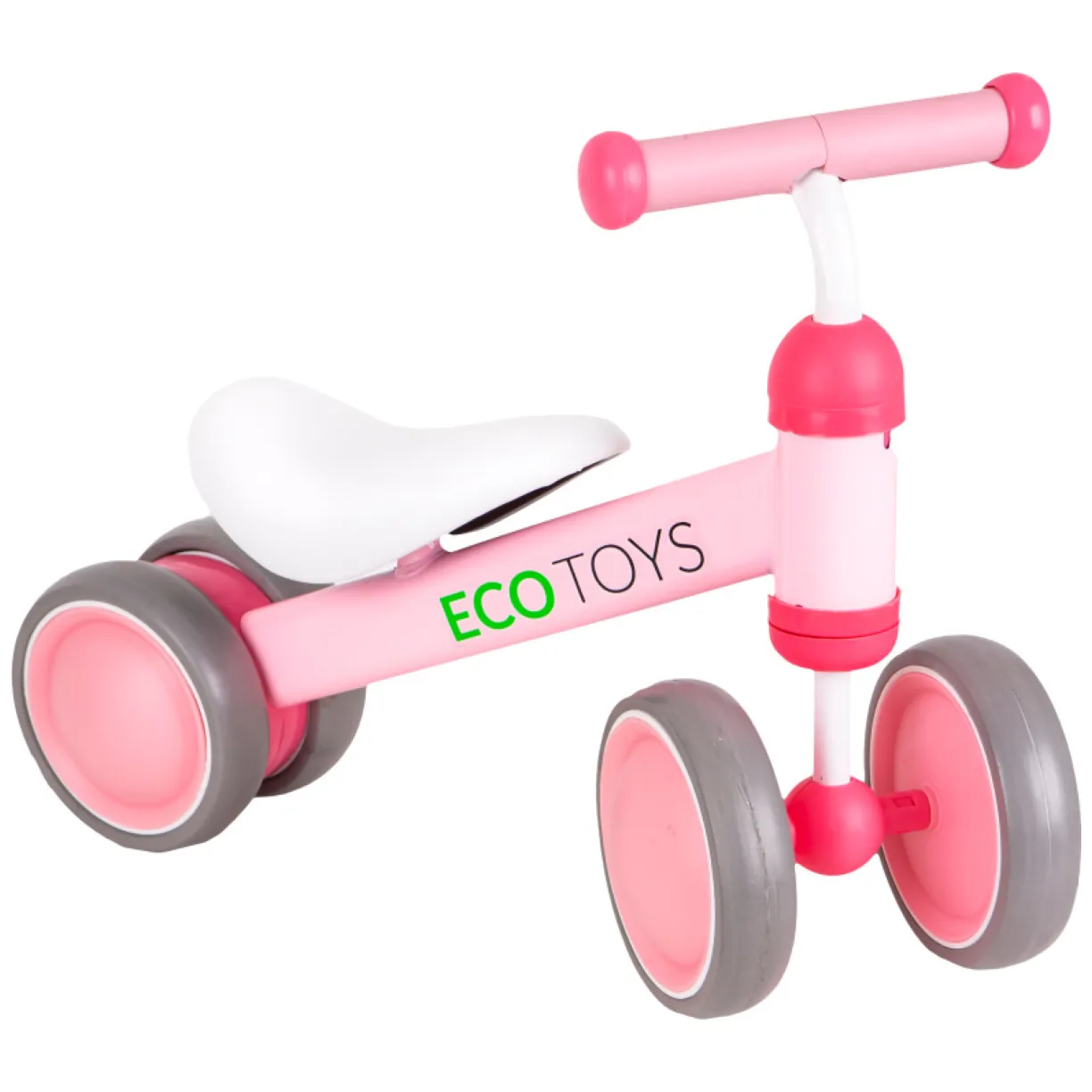 Rowerek biegowy treningowy mini rower dla dzieci różowy ECOTOYS - obrazek 2
