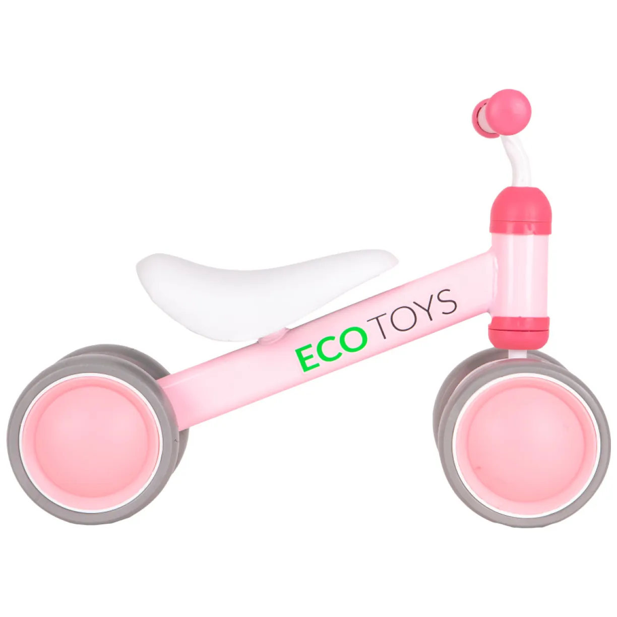 Rowerek biegowy treningowy mini rower dla dzieci różowy ECOTOYS - obrazek 4