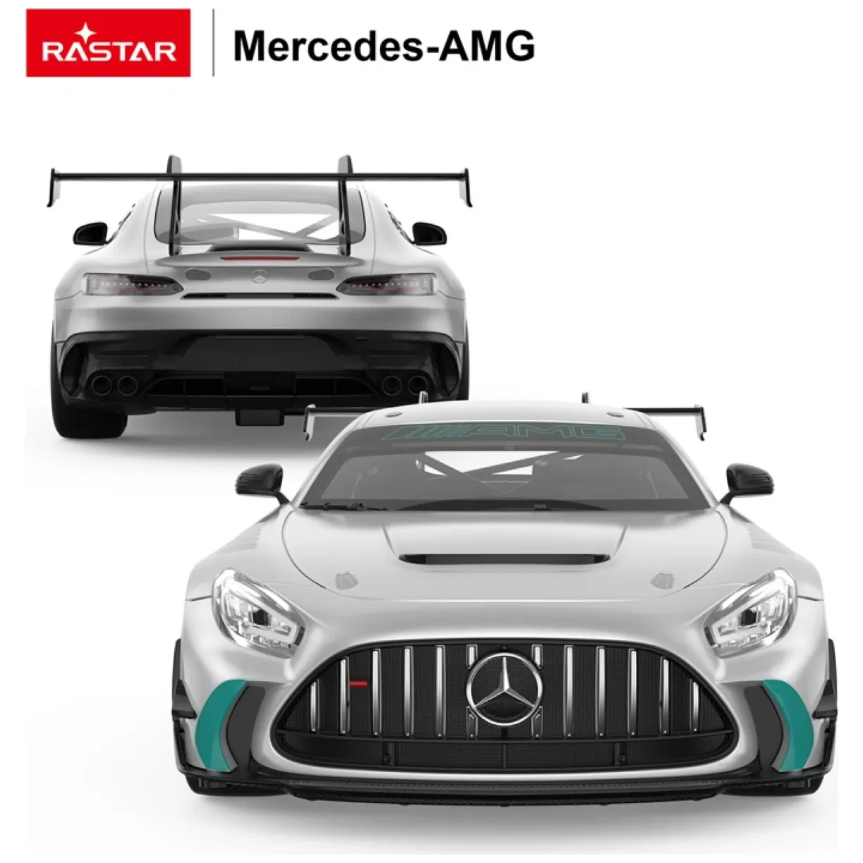 Samochód zdalnie sterowany Mercedes AMG GT2 R/C skala 1:14 Rastar 10220 - obrazek 4