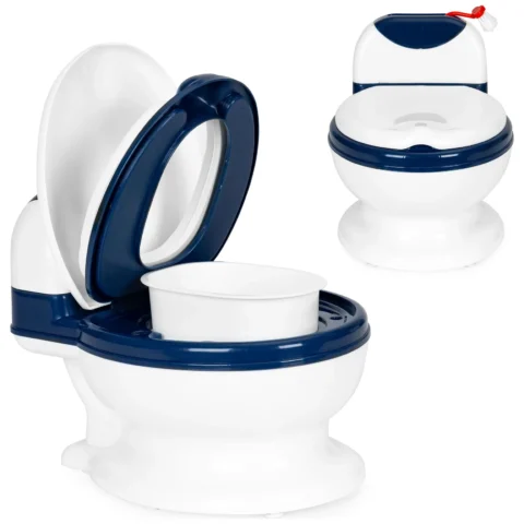 Nocnik toaleta z wyjmowanym wkładem sedes dla dzieci zamykany ze szczotką ECOTOYS