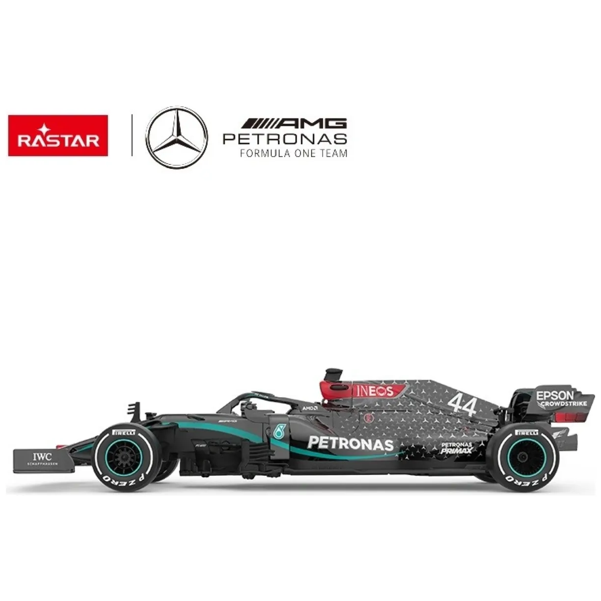 Samochód zdalnie sterowany Mercedes-AMG F1 W11 EQ Performance R/C skala 1:18 Rastar 98500 - obrazek 2