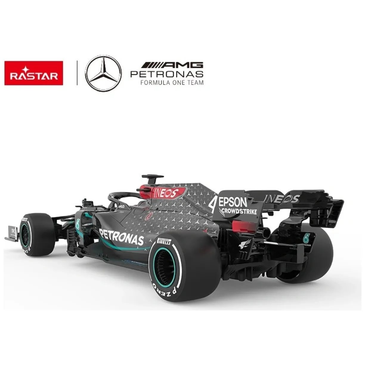 Samochód zdalnie sterowany Mercedes-AMG F1 W11 EQ Performance R/C skala 1:18 Rastar 98500 - obrazek 4