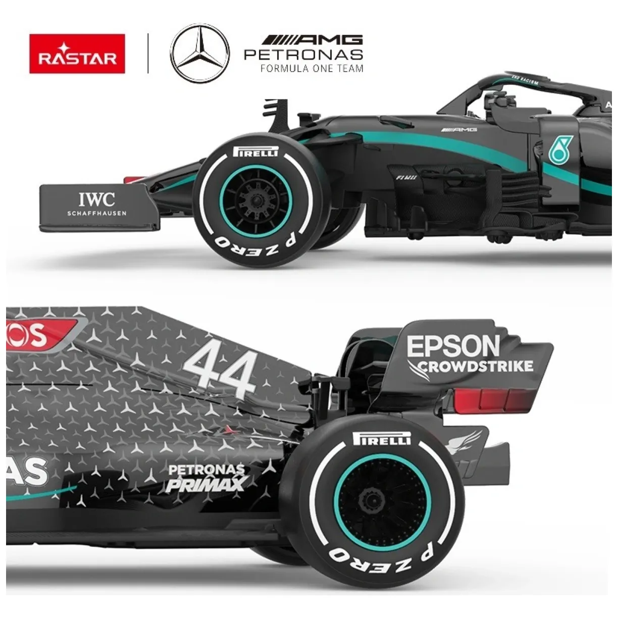 Samochód zdalnie sterowany Mercedes-AMG F1 W11 EQ Performance R/C skala 1:18 Rastar 98500 - obrazek 5