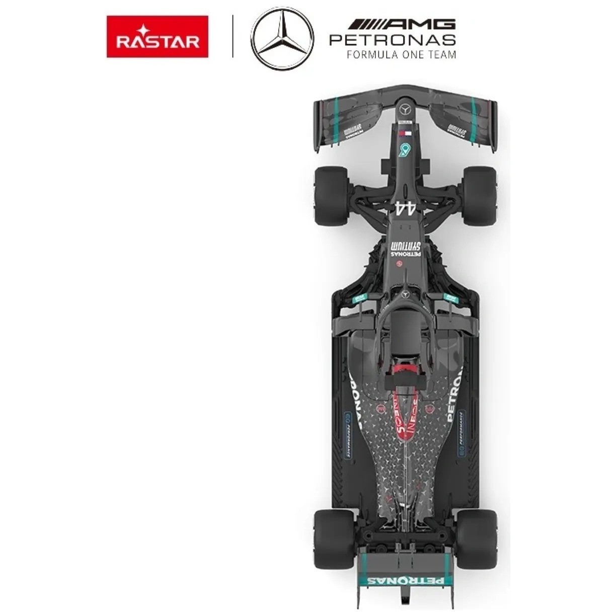 Samochód zdalnie sterowany Mercedes-AMG F1 W11 EQ Performance R/C skala 1:18 Rastar 98500 - obrazek 10