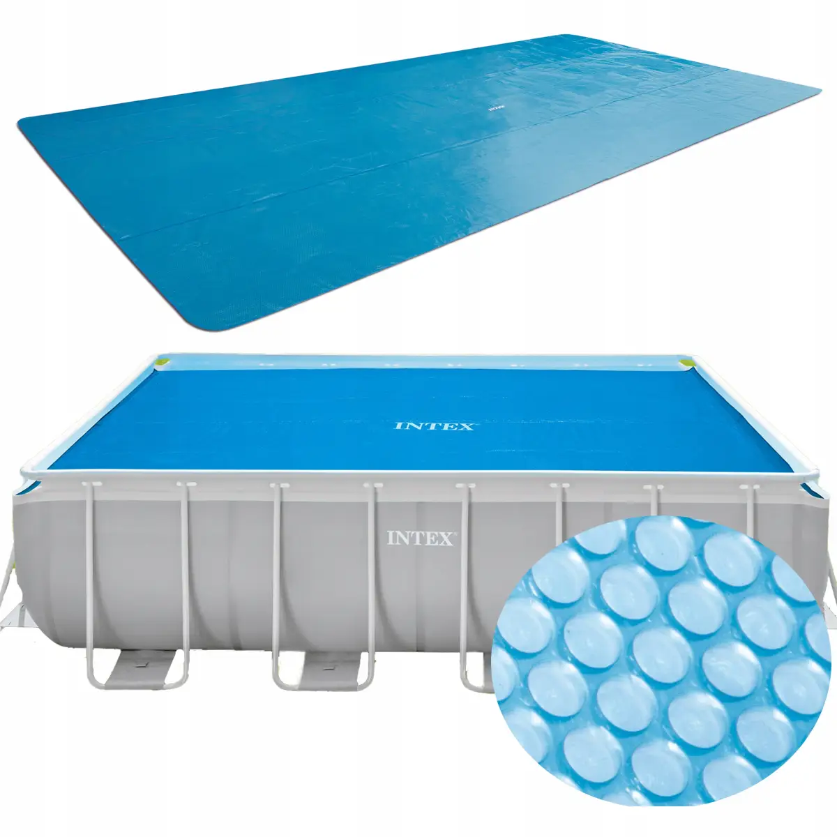 Mata solarna pokrywa do basenu stelażowego 488x244 cm INTEX 28029 - obrazek 6