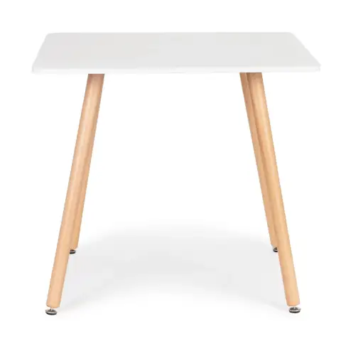 Stolik kuchenny nowoczesny drewniany kwadratowy 80x80 cm ModernHome