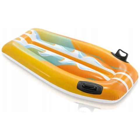 Deska do pływania dmuchana z uchwytami dla dzieci INTEX 58165 ORANGE