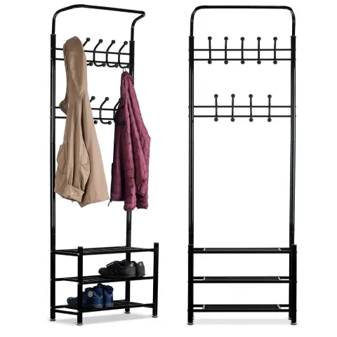 Wieszak na ubrania + szafka regał półka na buty ModernHome